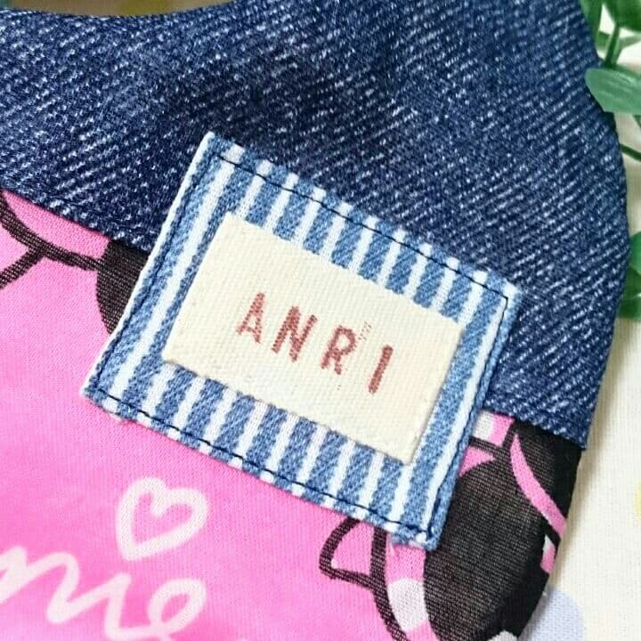 名入れ ハンドメイドスタイ ミニー柄