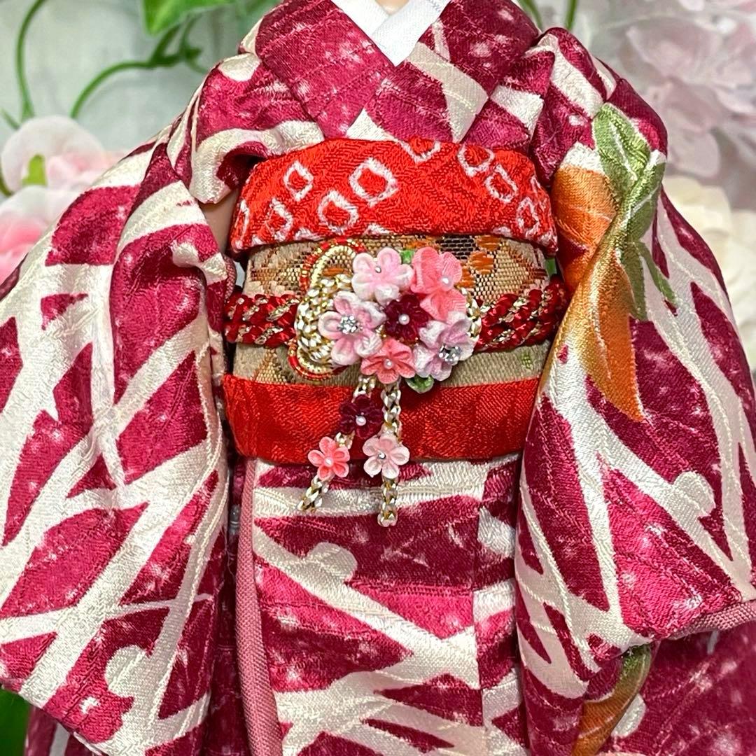 リカちゃん 日本髪風 本体 と 着物 セット ☆リユース ハンドメイド