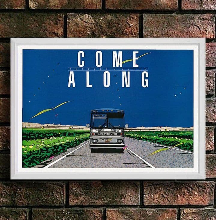 山下達郎/鈴木英人・アート【A4サイズ写真ポスターフレーム付き６点セット】