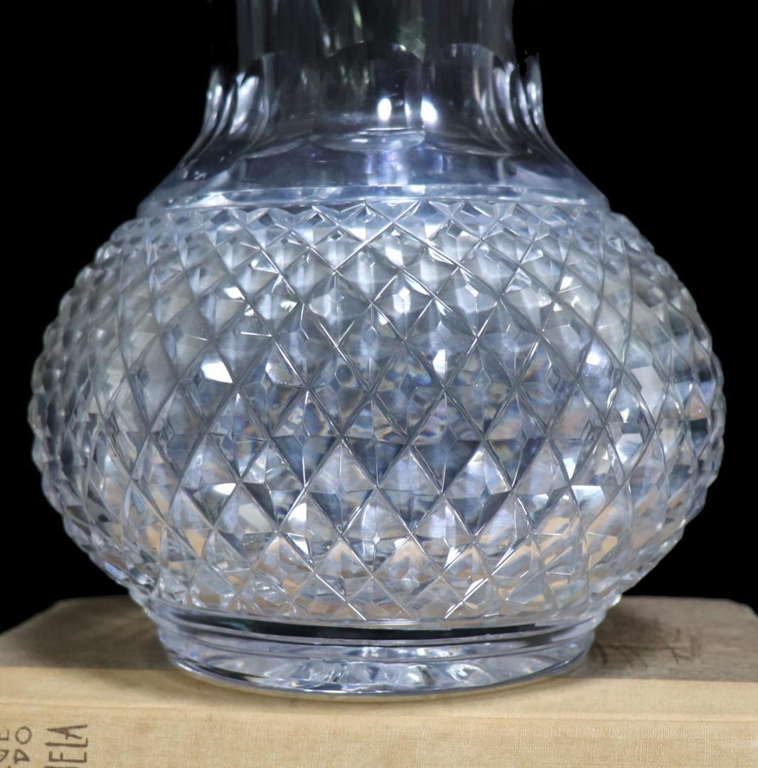 オールド・バカラ 美術館級1880年頃 金縁装飾特大切子壺 31.5cm 花瓶