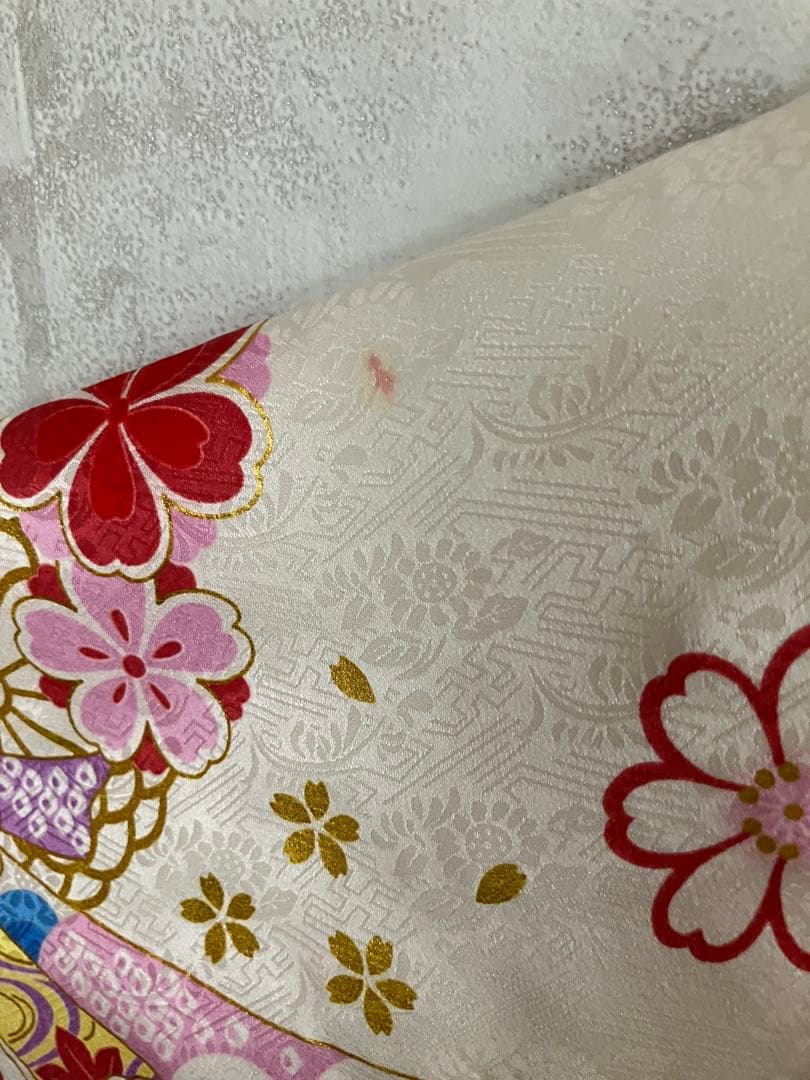 七五三 3歳 正絹 着物 セット　ひな祭り　お正月　お祝い着　被布　和装　結婚式