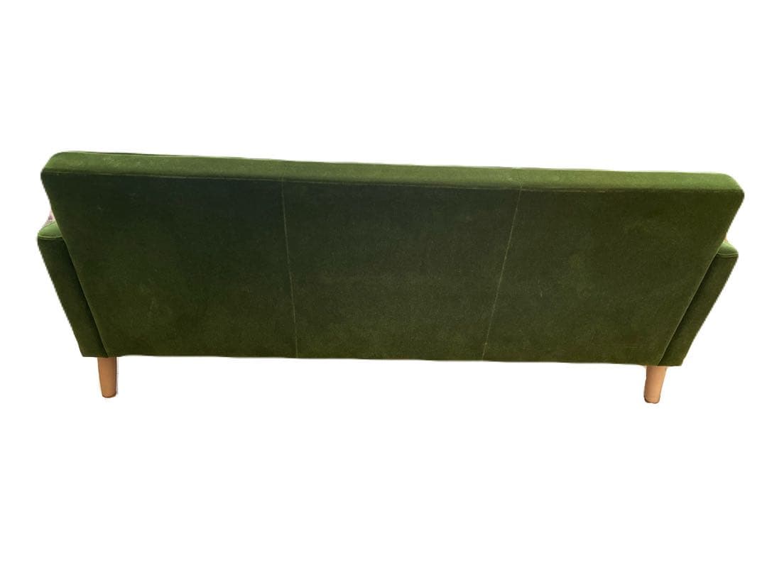 2021年購入　カリモク60 ロビーチェア3シーター　オーダー　モケットグリーン