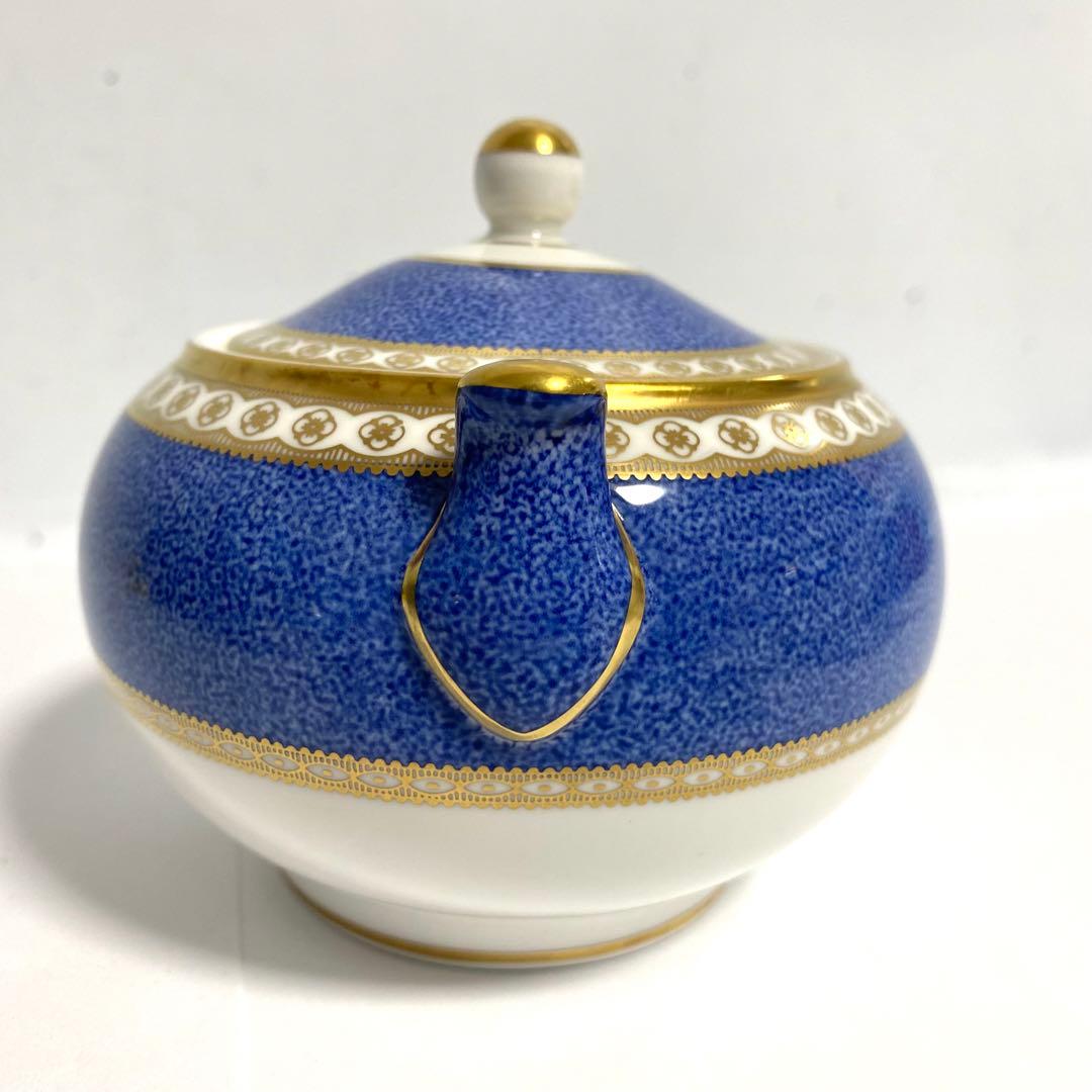 ウェッジウッド ユーランダー パウダーブルー ティーポット シュガーポット