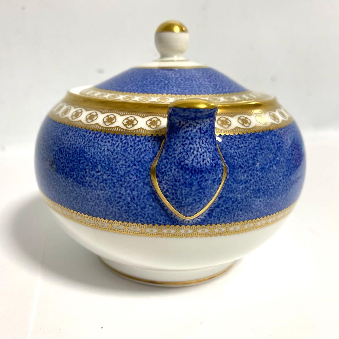 ウェッジウッド ユーランダー パウダーブルー ティーポット シュガーポット