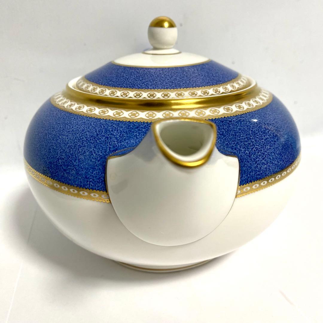 ウェッジウッド ユーランダー パウダーブルー ティーポット シュガーポット