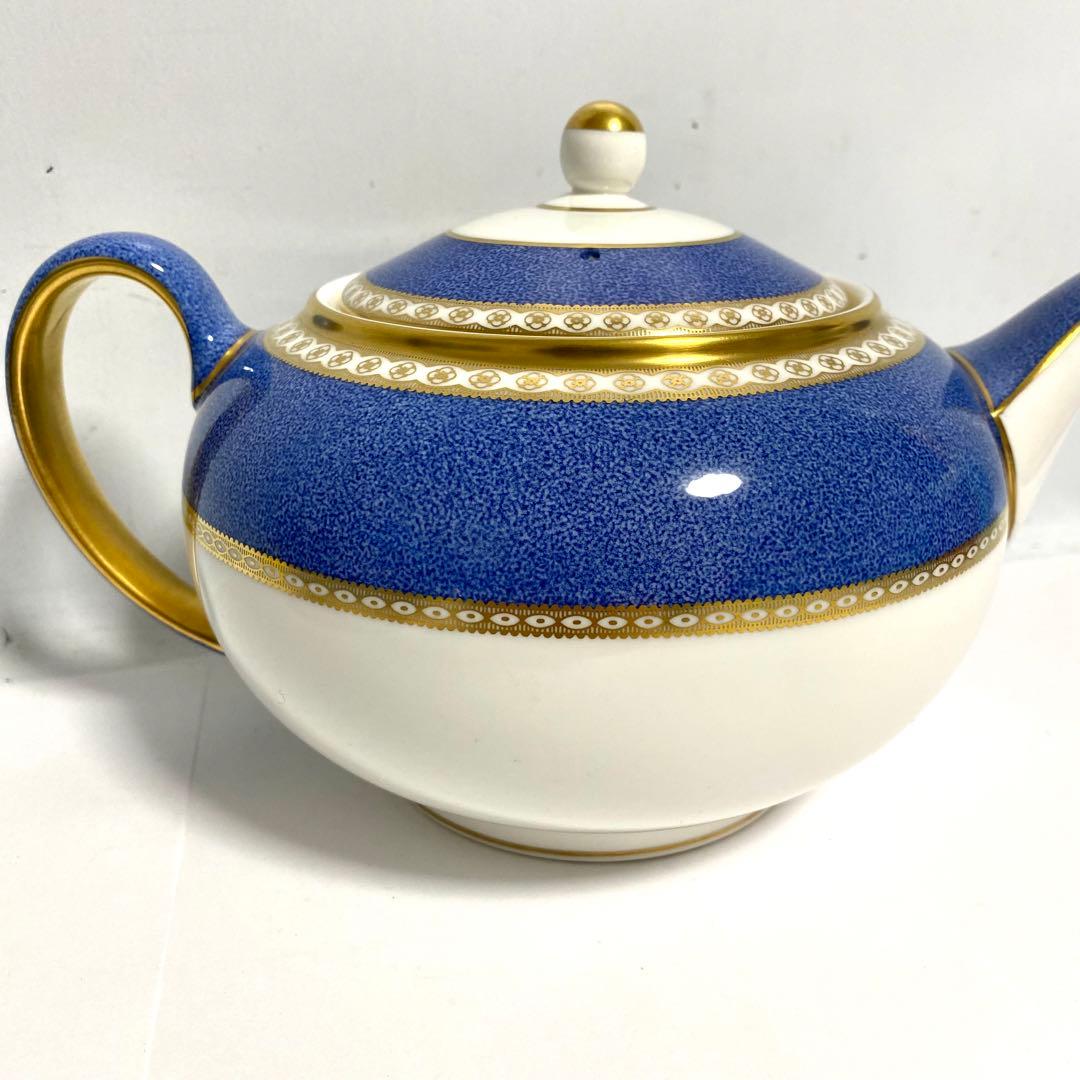 ウェッジウッド ユーランダー パウダーブルー ティーポット シュガーポット