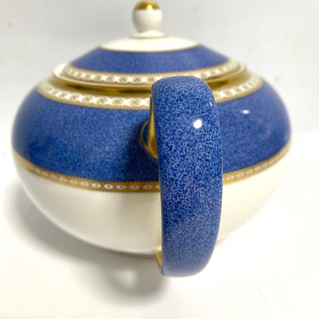 ウェッジウッド ユーランダー パウダーブルー ティーポット シュガーポット