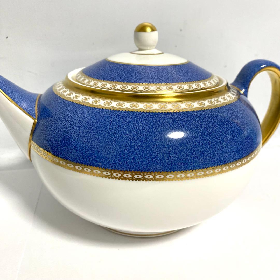 ウェッジウッド ユーランダー パウダーブルー ティーポット シュガーポット