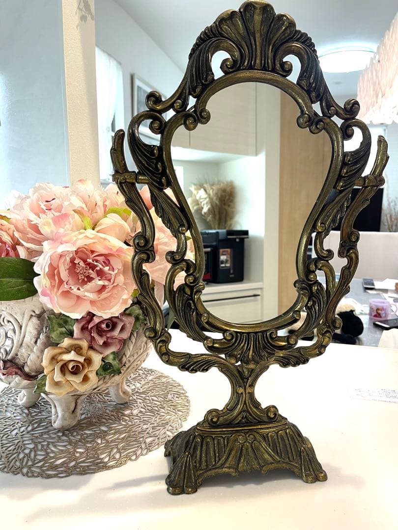 MOD.DEPOSITATO イタリア製ヴィンテージ スタンドミラー　大型