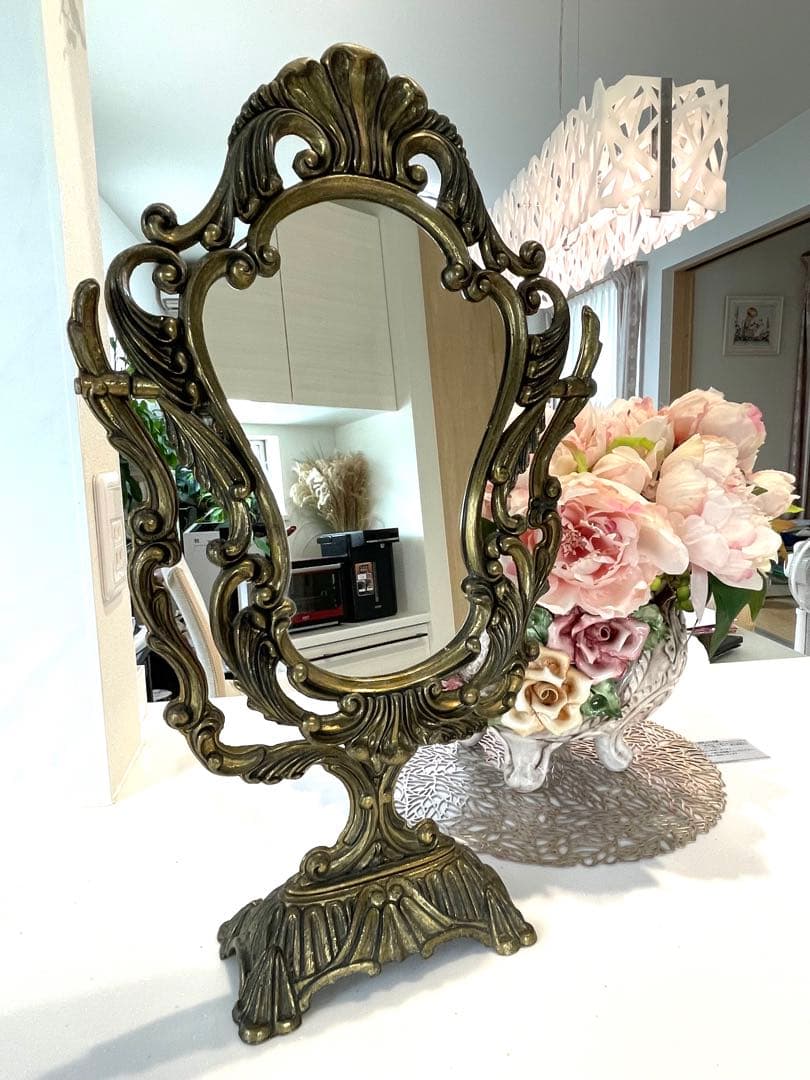 MOD.DEPOSITATO イタリア製ヴィンテージ スタンドミラー　大型