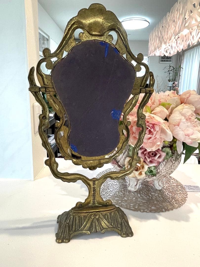 MOD.DEPOSITATO イタリア製ヴィンテージ スタンドミラー　大型