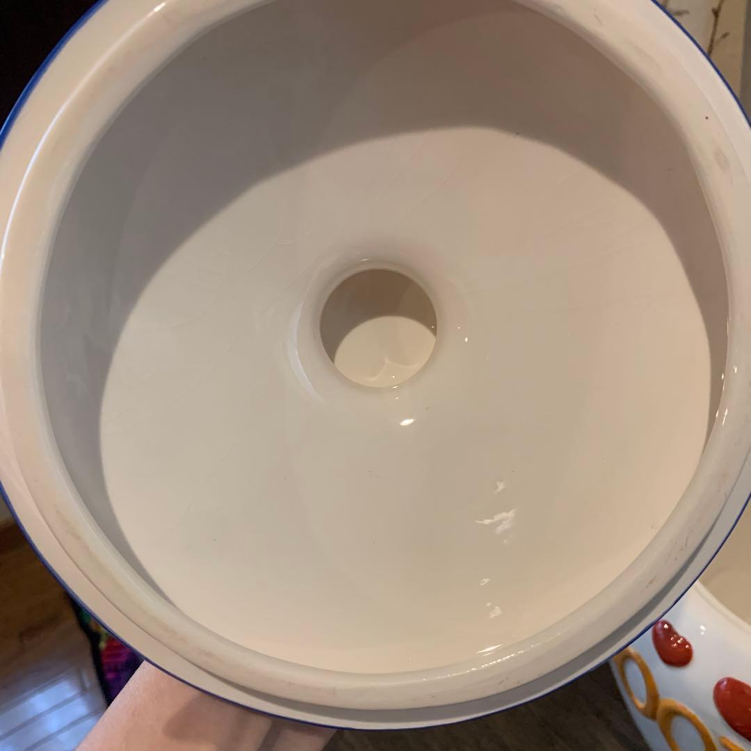 激可愛い］アメリカ土産 陶器製クッキージャー アメリカンカントリー