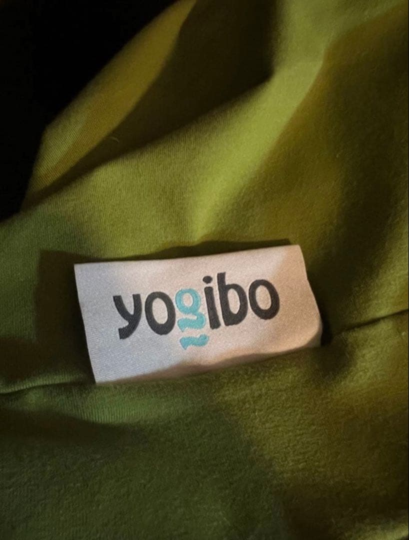 極美品Yogibo midi ヨギボーミディ本体＋カバー　ライムグリーン