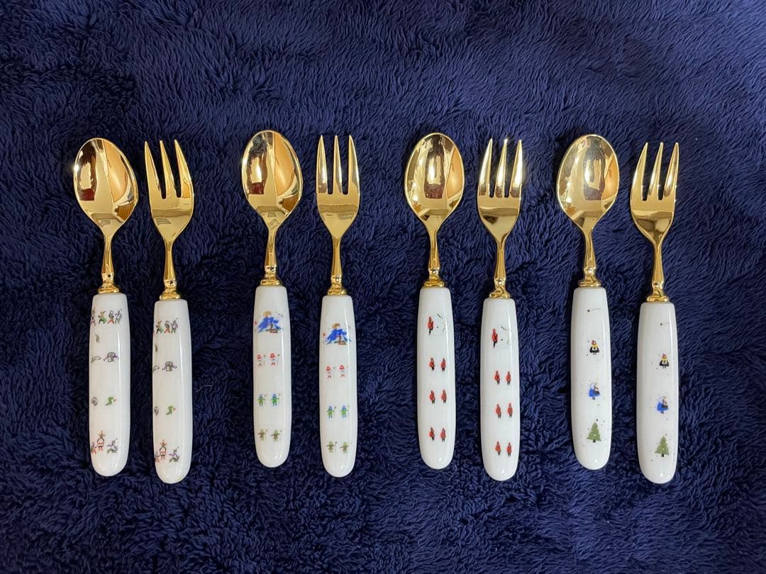 フェリシモ12の絵本の会フォークとスプーンのセット　全12セット未使用