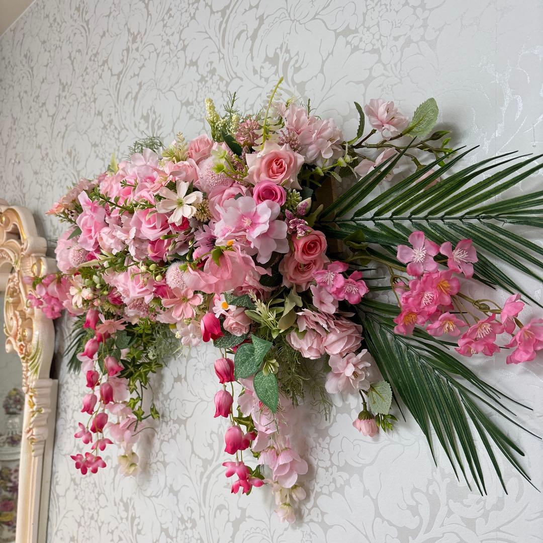 高砂メインテーブル装花 フラワーアレンジメント ご予約済となりました