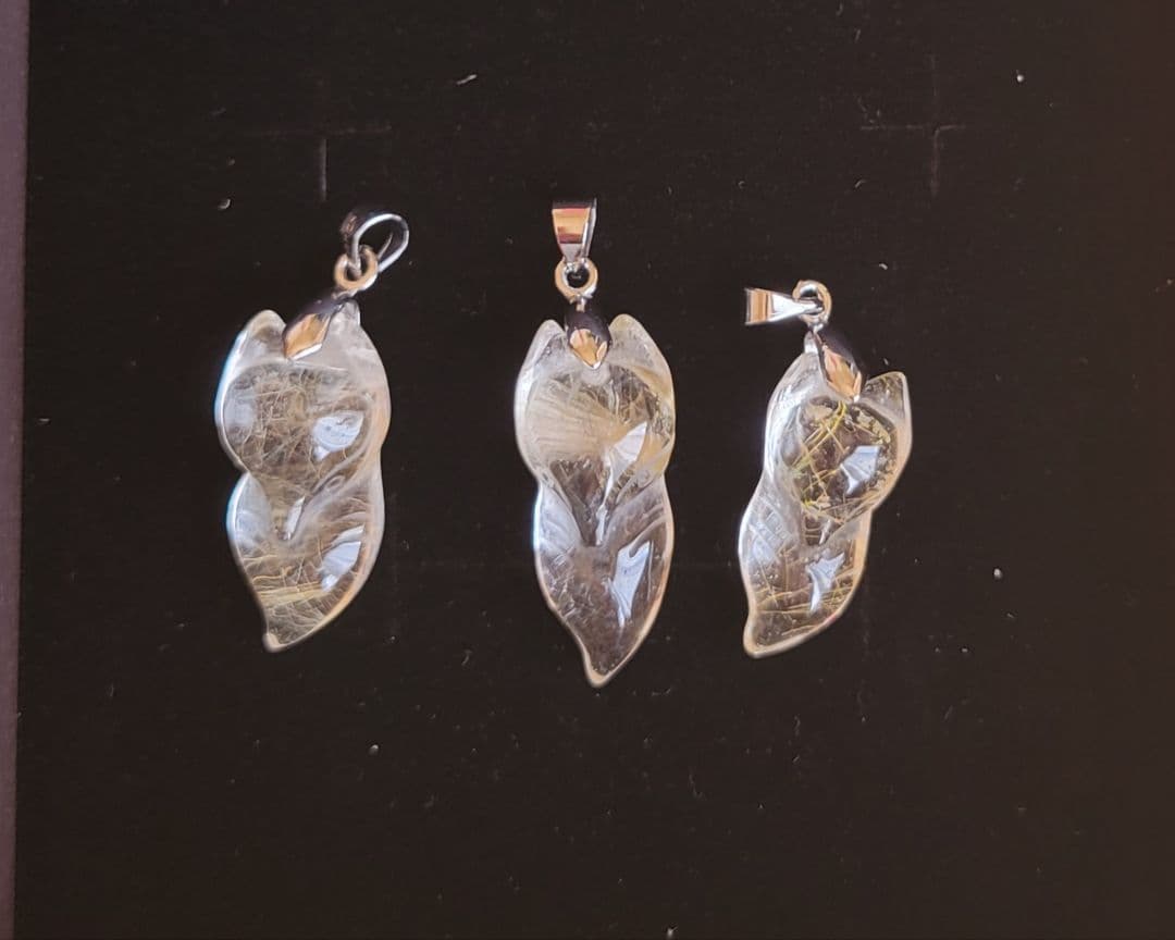 ゴールドルチルペンダントトップ3個セット