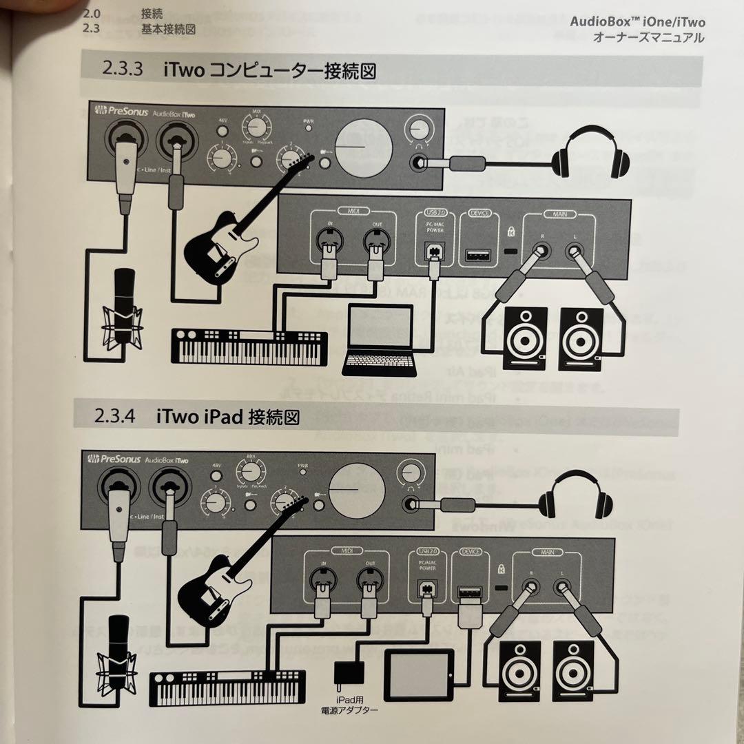 PreSonus AudioBox iTwo Studio ソフト無し