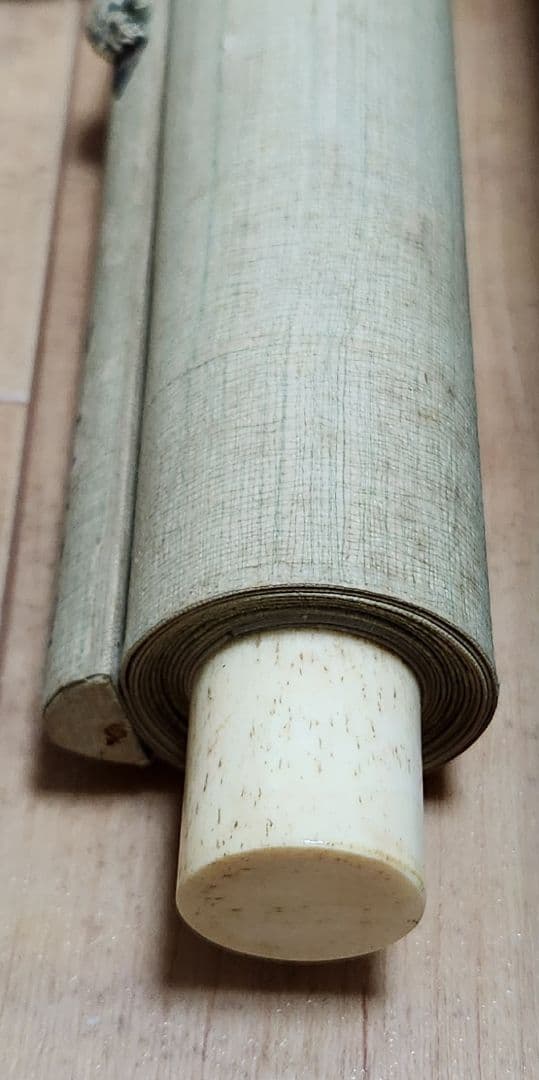 桃に虫図】広田百豊 2609 掛け軸 肉筆 - メルカリ