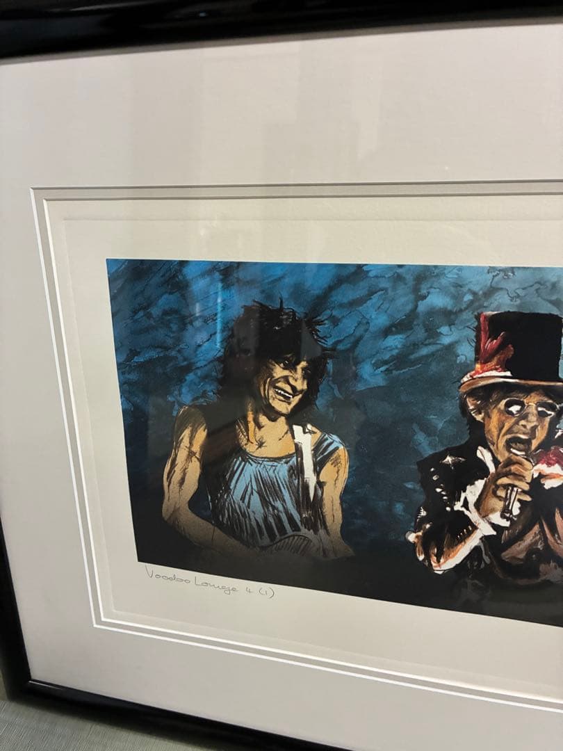 ザ·ローリングストーンズ リトグラフ ロンウッド作 - メルカリ