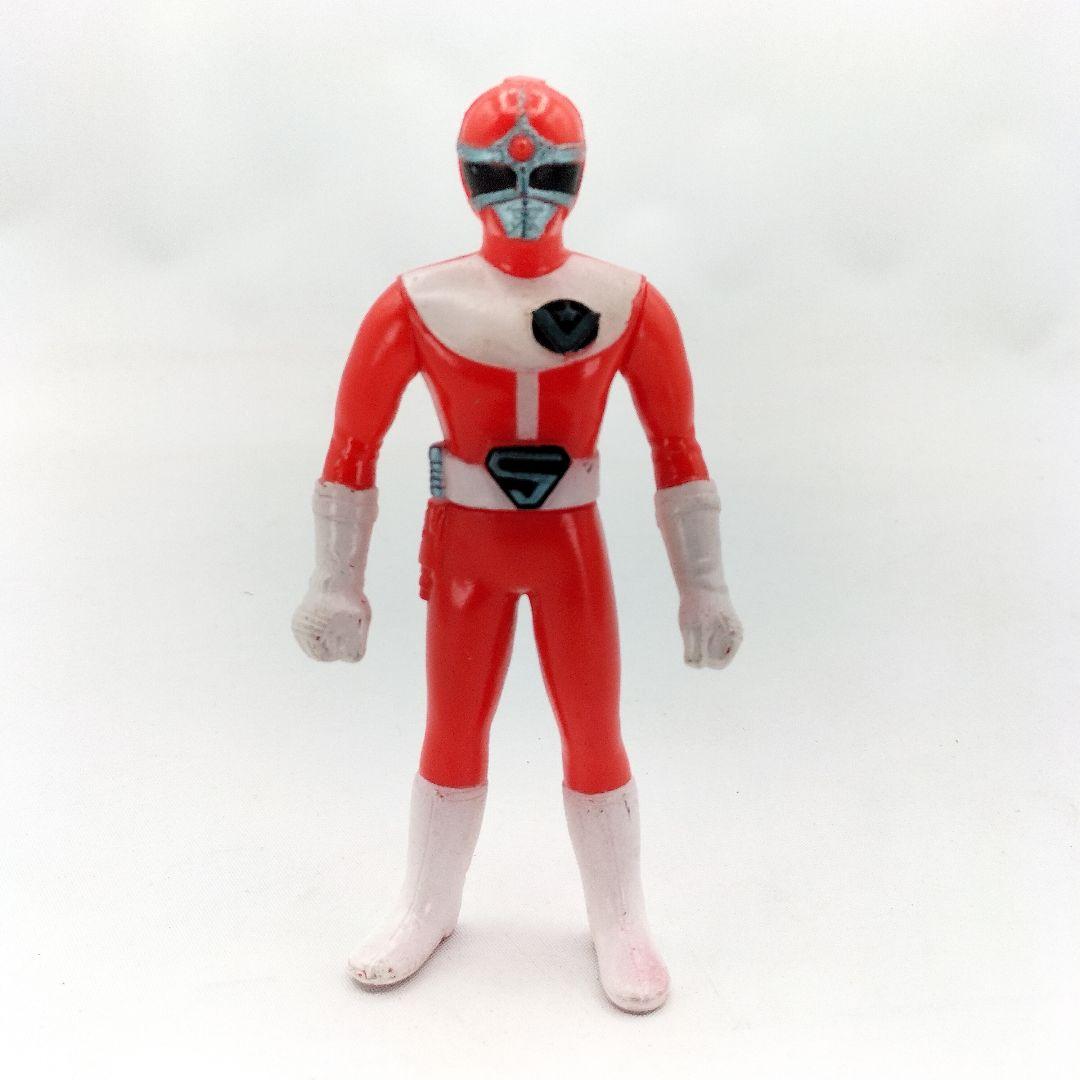 当時物 ポピー 大戦隊ゴーグルファイブ ゴーグルレッド ソフビ