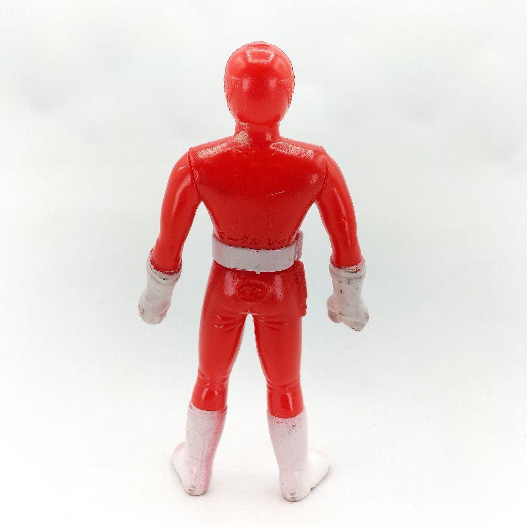 当時物 ポピー 大戦隊ゴーグルファイブ ゴーグルレッド ソフビ