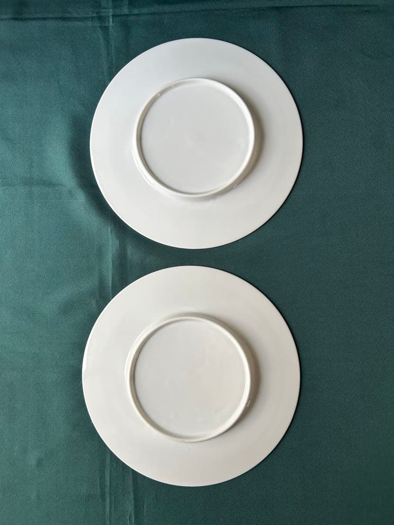リム　平皿　白　8枚