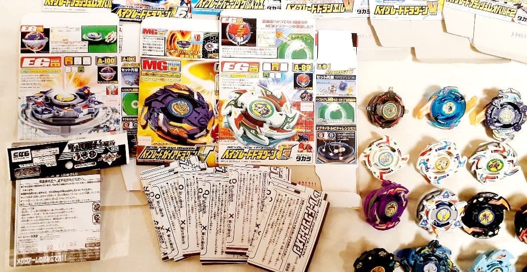 爆転シュート ベイブレード 初代 まとめ売り 箱&説明書付き