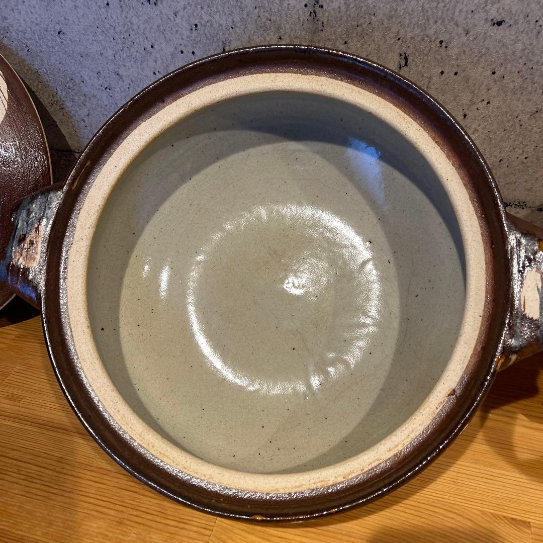 未使用　伊賀焼　土鍋　長谷製陶　約31cm