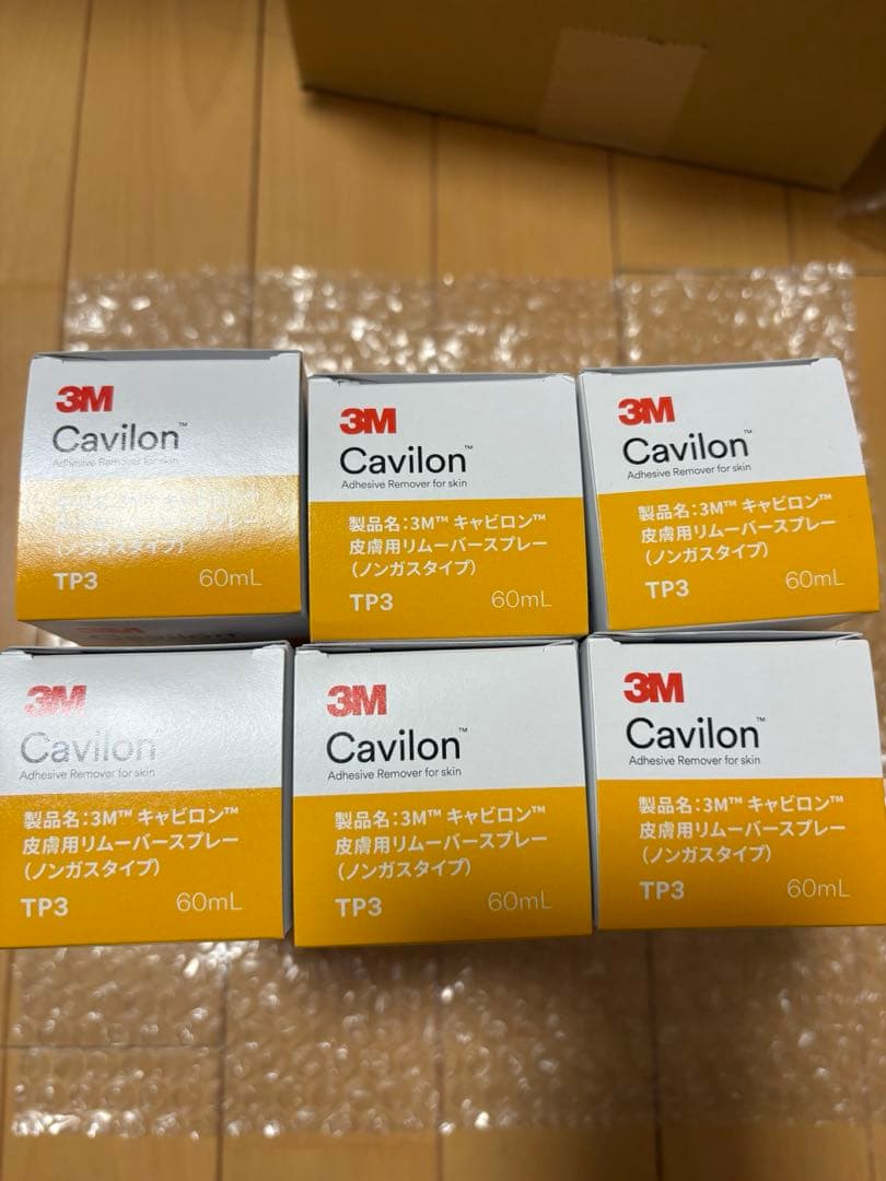 3M キャビロン 皮膚用リムーバースプレー ノンガスタイプ 60ml 6本セット
