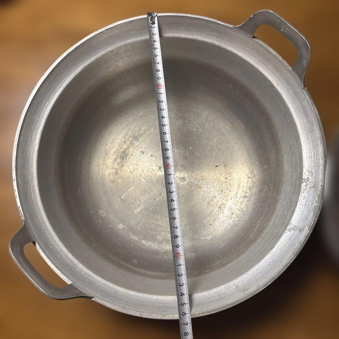 両手鍋36センチ&ザル34センチ業務用　セット