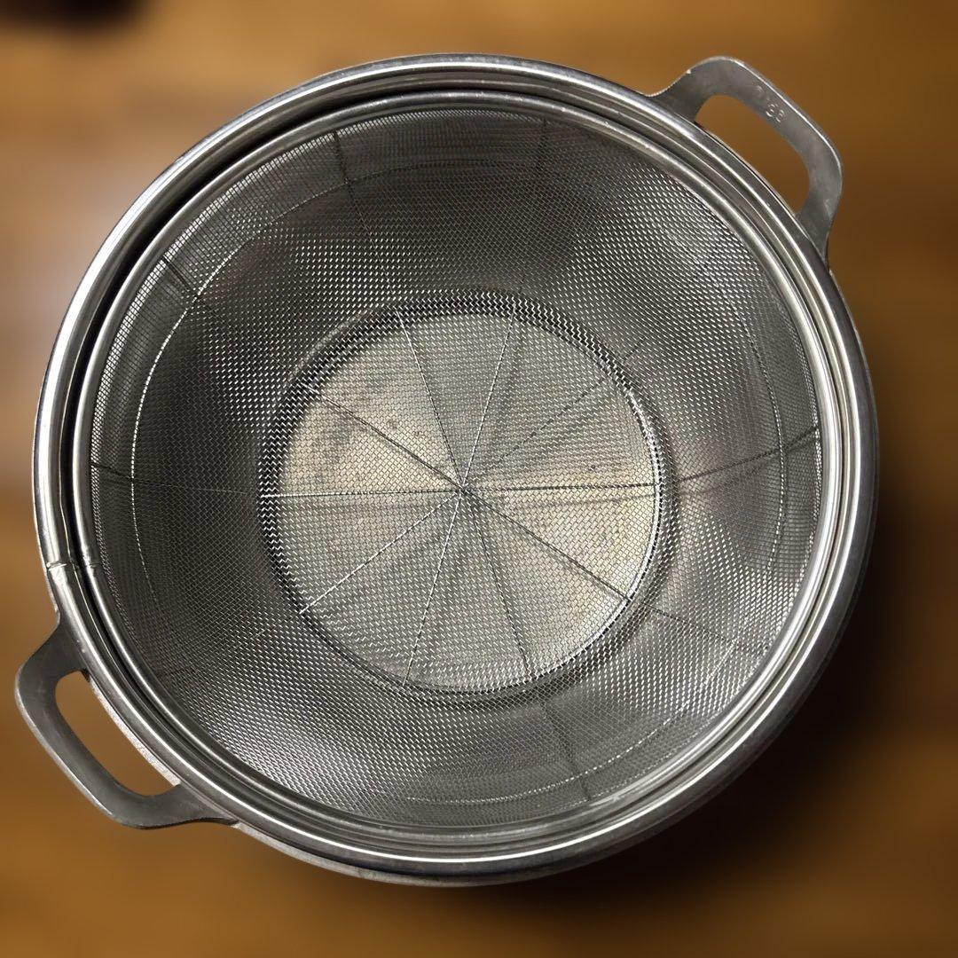 両手鍋36センチ&ザル34センチ業務用　セット