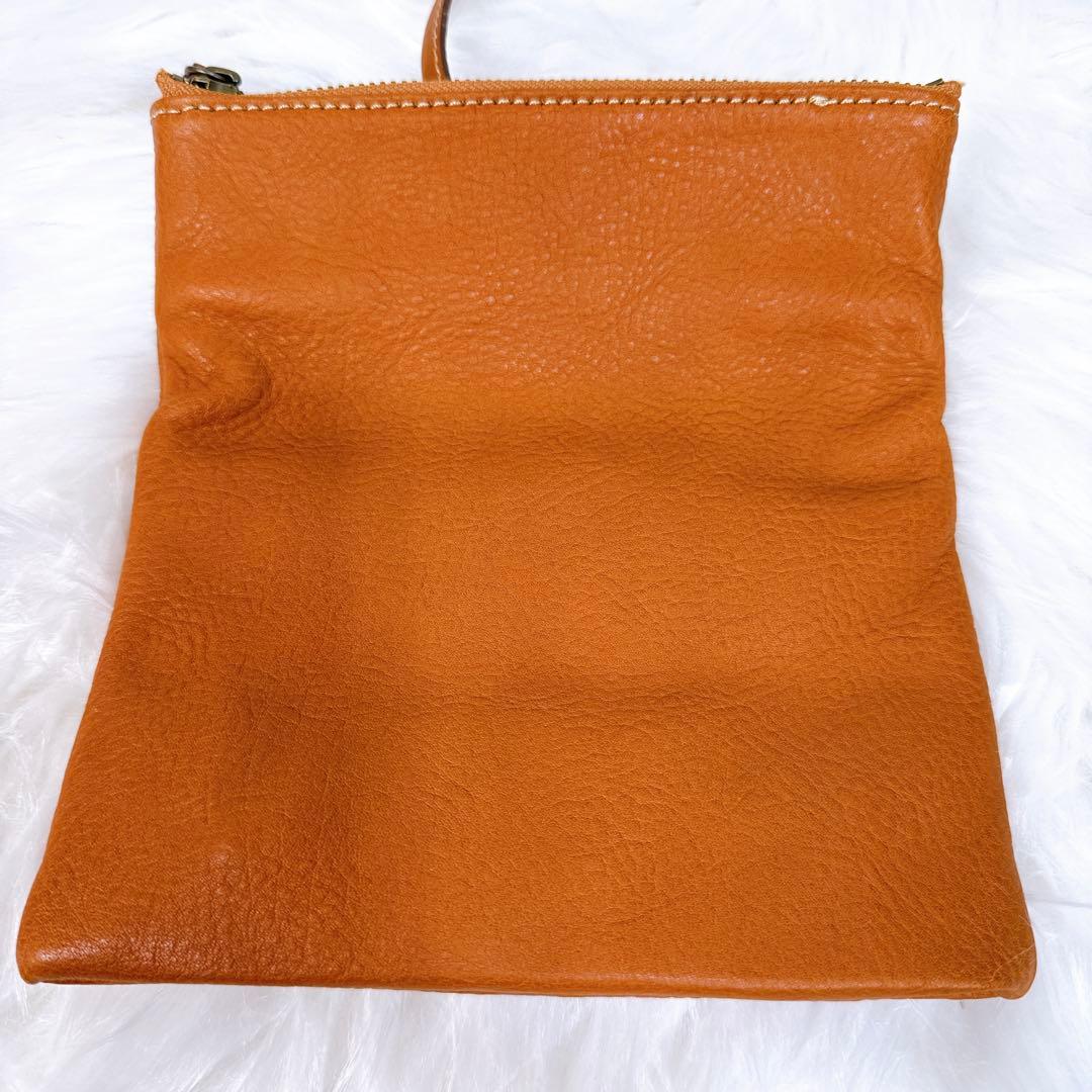 土屋鞄製造所 ツチヤカバン オイルヌメループフラットポーチ TO2318BR