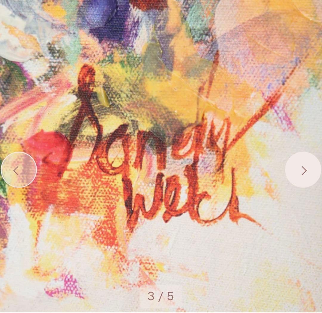 Francfranc SANDY WELCH アートボード フローラ ピンク