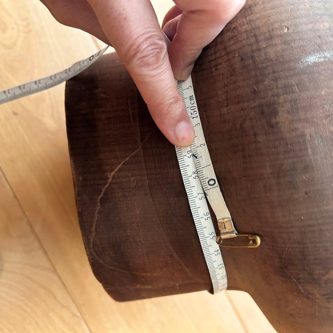 帽子木型　ベレー帽　割り型　アンティーク