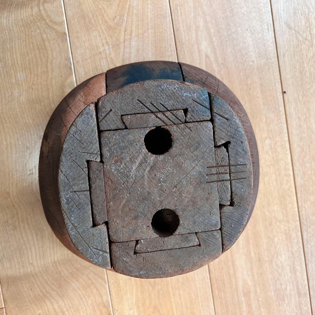 帽子木型　ベレー帽　割り型　アンティーク