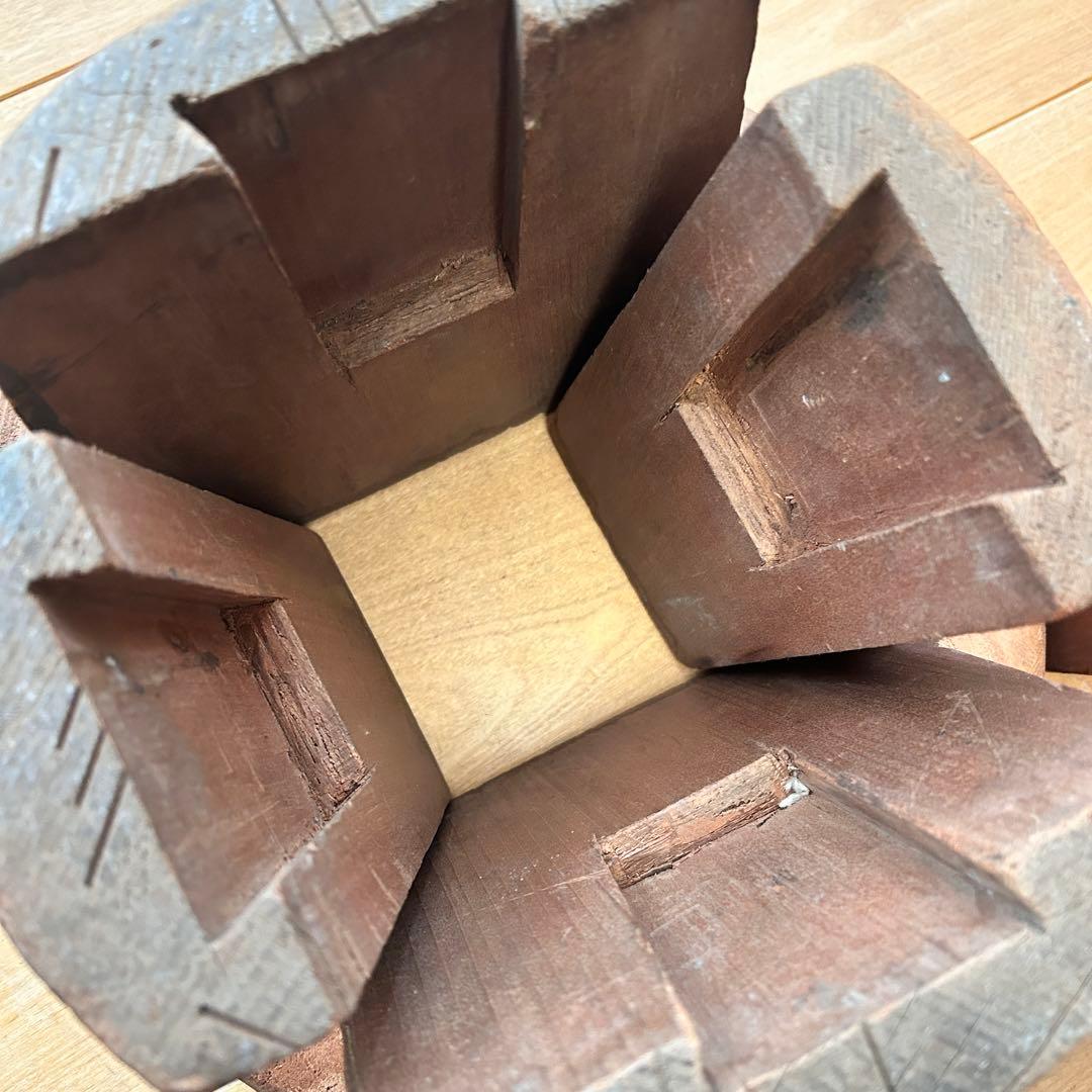 帽子木型　ベレー帽　割り型　アンティーク