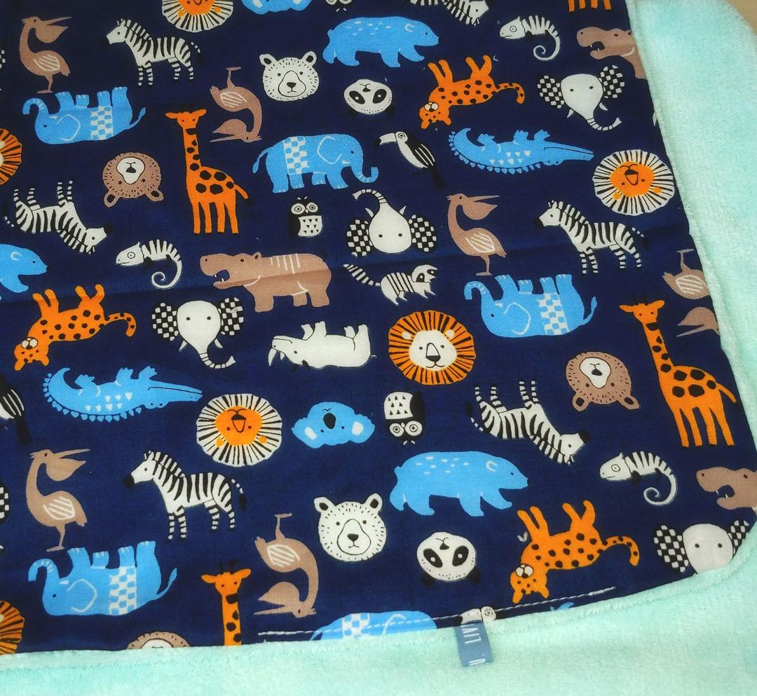 専用❤みかん＊柔ふわ❤ヘアドライタオル♥アニマルパーク…ネイビー★