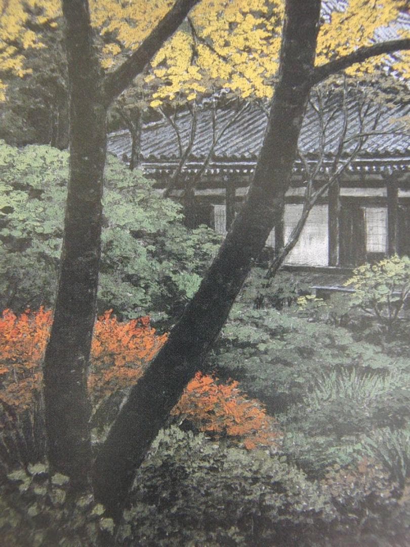 澁澤卿、【幽居秋影】、希少な額装用画集より、新品額装付、状態良好