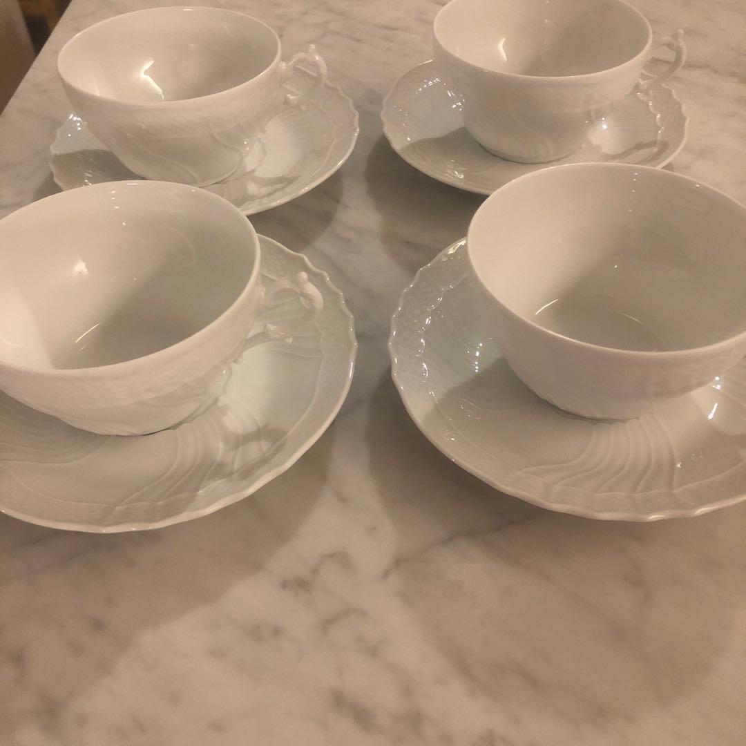 リチャードジノリ　ベッキオホワイト　4セット