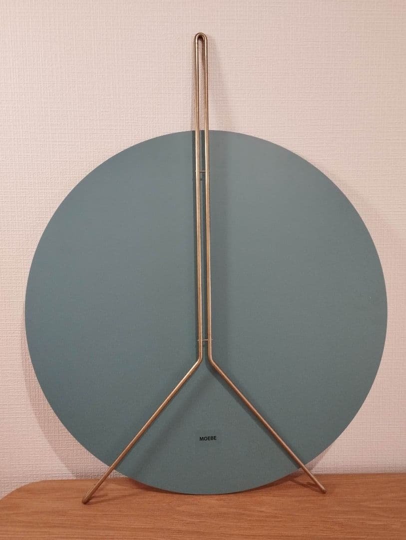 ムーべ　ウォールミラー　50センチ　ブラス