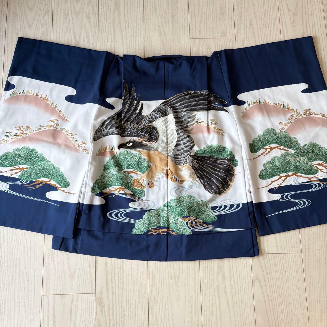 男の子　袴　七五三 紺色　美品　5歳　着物