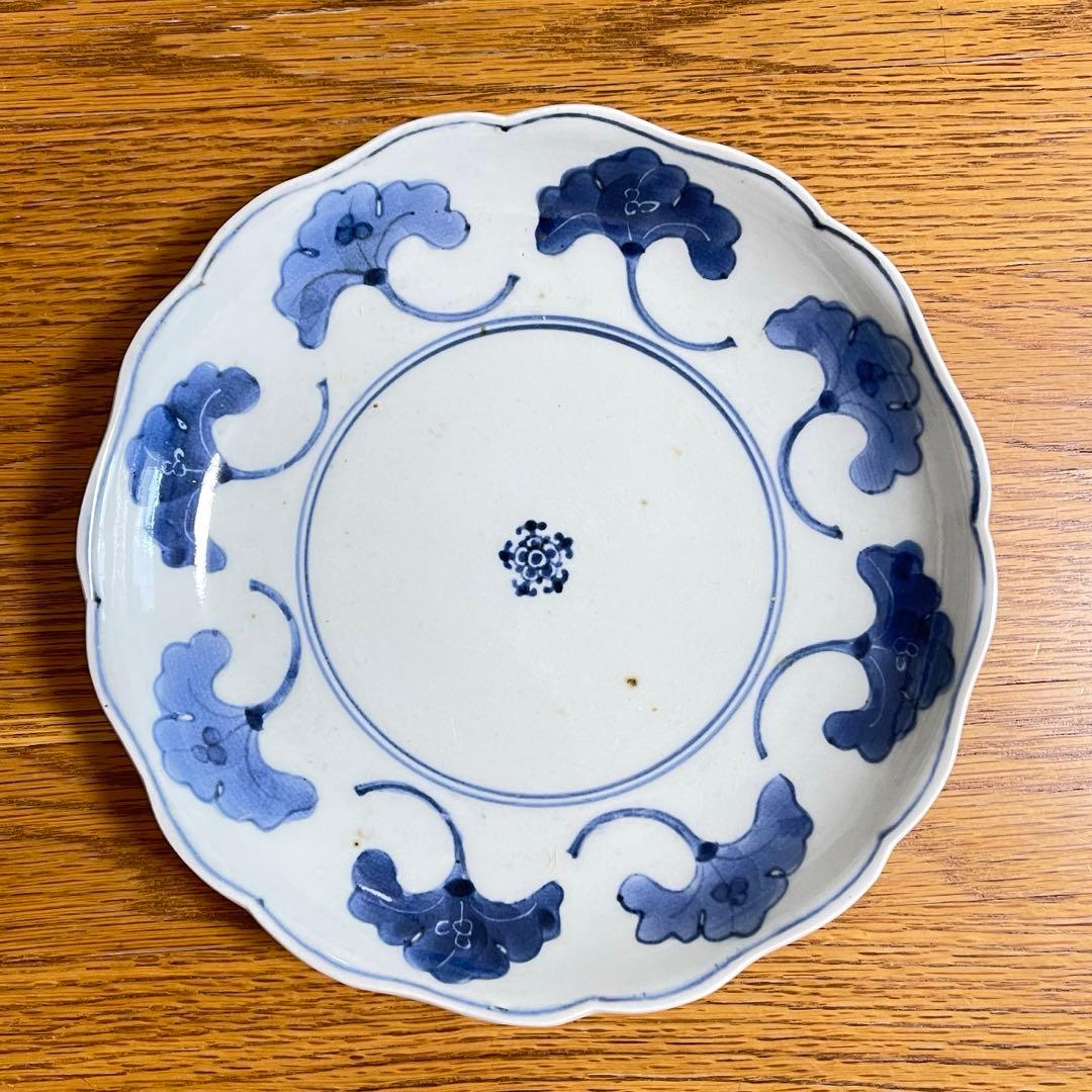 骨董染付七寸皿