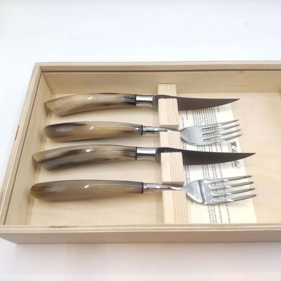 Saladini サラディーニ カトラリー ナイフ フォーク セット ホワイト