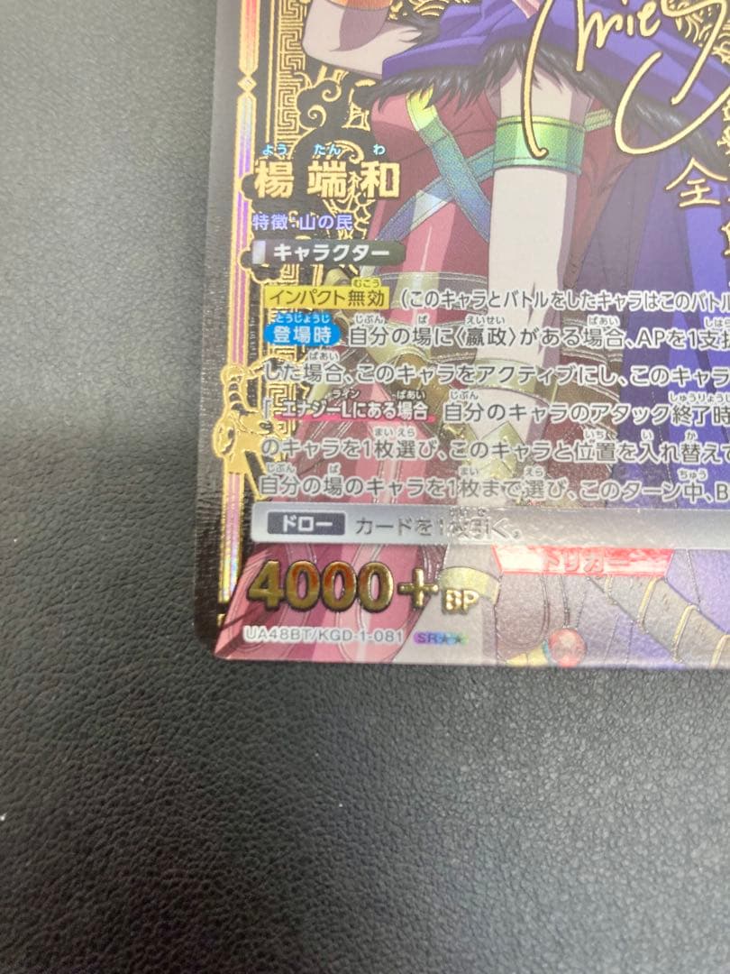 ユニオンアリーナ 楊端和 SR パラレル 星2 ⭐︎2 - メルカリ