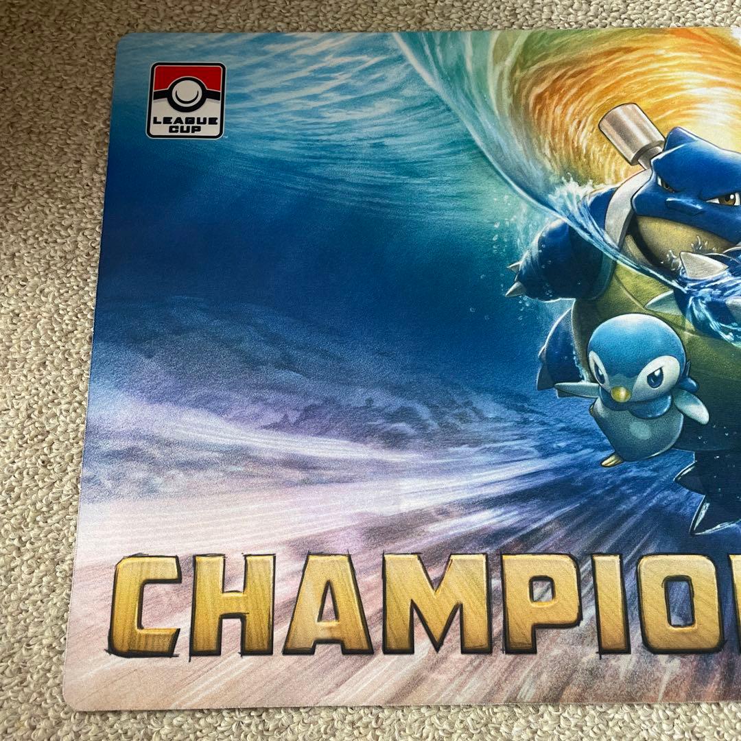 ポケモンカード 海外限定 カメックス＆ポッチャマ プレイマット