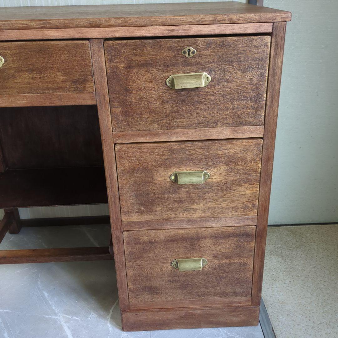 昭和5年　小振りなアンティーク机　デスク