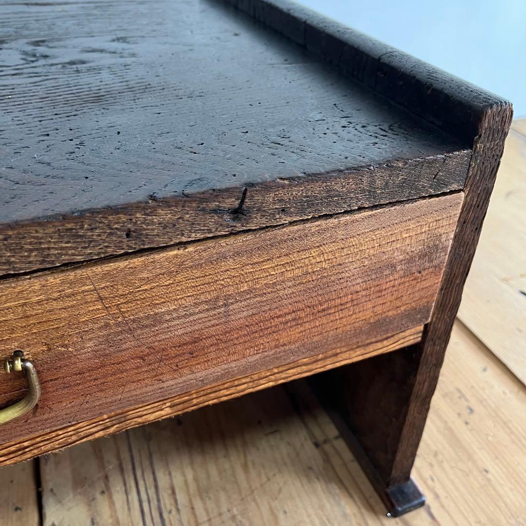 アンティーク ローテーブル 文机 テレビ台 昭和レトロ 無垢材 z759