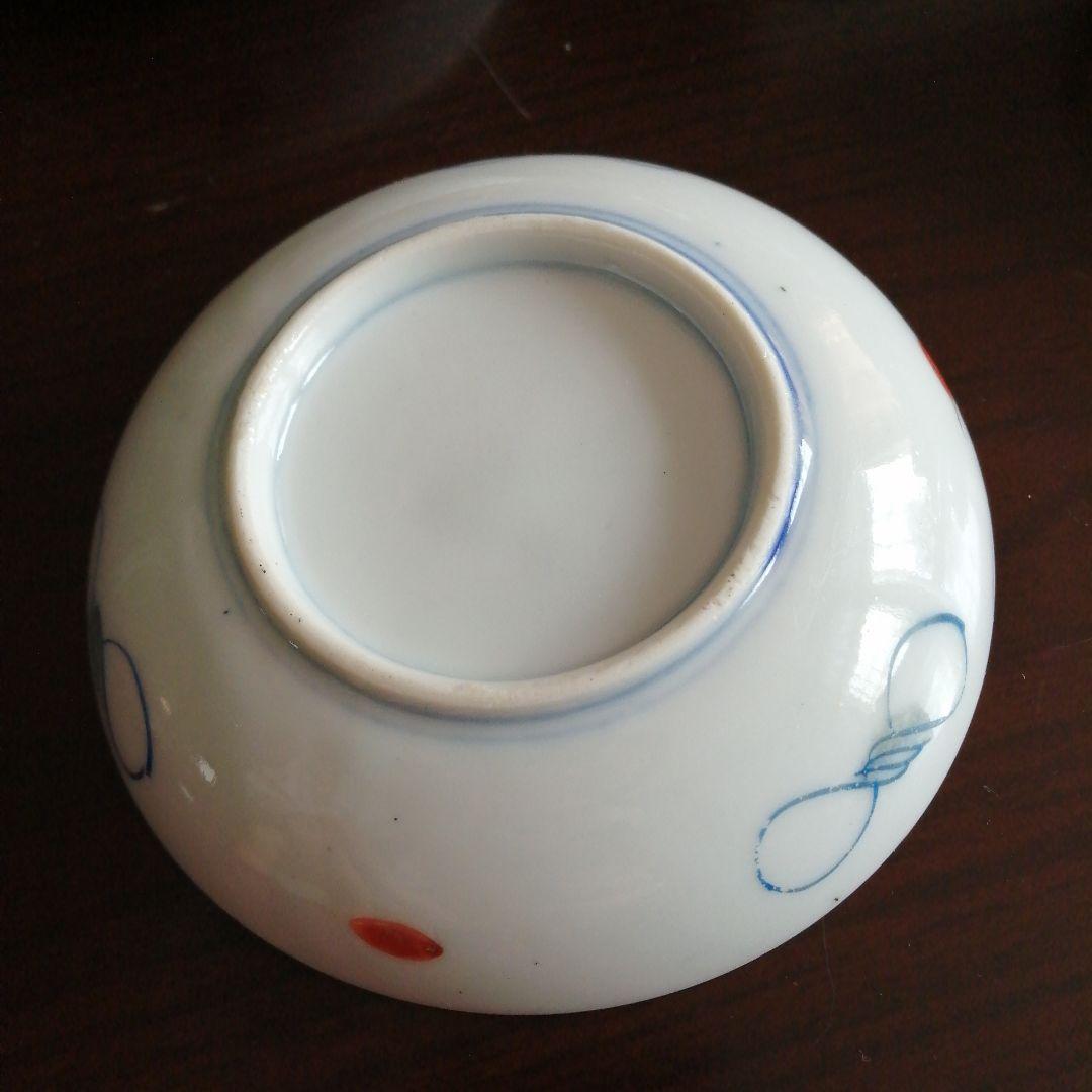 美濃焼　染付色絵小皿　20枚　12.3cm　大正期