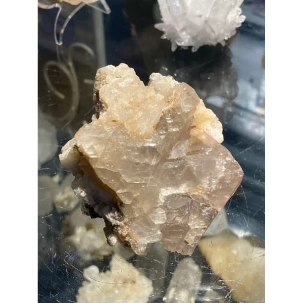 フローライト ピンクフローライト 母岩付き 大型結晶 天然石 パワーストーン