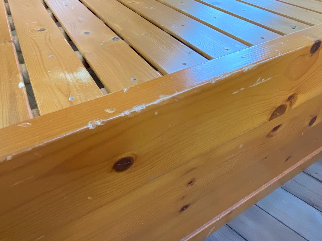 高さ3段調節　すのこベッド　セミダブル